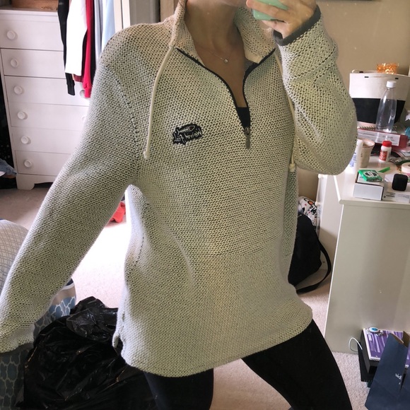 1/4 Zip Knit Wear Sweater - Picture 2 of 7